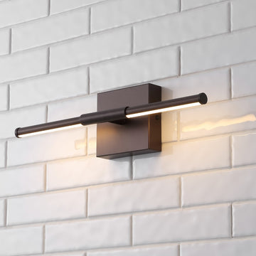 Makena Modern Minimalist Dimmable Integrated LED Metal Wall Sconce